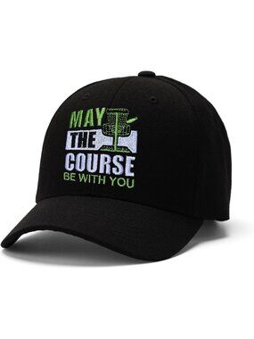 Unisax Black Disc Golfing Hellovean Embroidered Closure Cartoon Baseball Hats